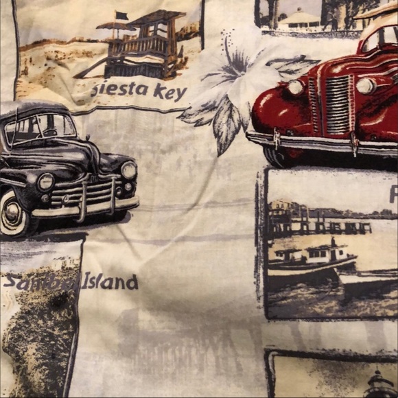 Arbor Bay Men’s Vacation Cruise Vintage Cars - 2X - Picture 12 of 16